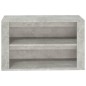 vidaXL Mueble zapatero madera contrachapada gris hormigón 75x35x45 cm vidaXL Mueble zapatero madera contrachapada gris hormigón 75x35x45 cm