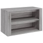 vidaXL Mueble zapatero madera contrachapada gris Sonoma 75x35x45 cm vidaXL Mueble zapatero madera contrachapada gris Sonoma 75x35x45 cm