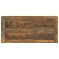 vidaXL Mueble zapatero madera contrachapada roble ahumado 100x35x45 cm vidaXL Mueble zapatero madera contrachapada roble ahumado 100x35x45 cm