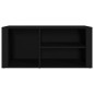 vidaXL Mueble zapatero madera contrachapada negro 100x35x45 cm vidaXL Mueble zapatero madera contrachapada negro 100x35x45 cm