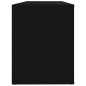 vidaXL Mueble zapatero madera contrachapada negro 100x35x45 cm vidaXL Mueble zapatero madera contrachapada negro 100x35x45 cm