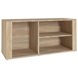 vidaXL Mueble zapatero madera contrachapada roble Sonoma 100x35x45 cm