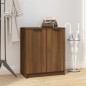 vidaXL Mueble zapatero madera contrachapada marrón roble 59x35x70 cm vidaXL Mueble zapatero madera contrachapada marrón roble 59x35x70 cm