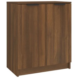 vidaXL Mueble zapatero madera contrachapada marrón roble 59x35x70 cm