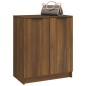 vidaXL Mueble zapatero madera contrachapada marrón roble 59x35x70 cm vidaXL Mueble zapatero madera contrachapada marrón roble 59x35x70 cm