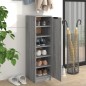 vidaXL Zapatero de madera contrachapada gris Sonoma 30x35x100 cm vidaXL Zapatero de madera contrachapada gris Sonoma 30x35x100 cm