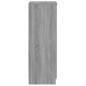 vidaXL Zapatero de madera contrachapada gris Sonoma 30x35x100 cm vidaXL Zapatero de madera contrachapada gris Sonoma 30x35x100 cm