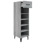 vidaXL Mueble zapatero madera contrachapada gris Sonoma 30x35x105 cm vidaXL Mueble zapatero madera contrachapada gris Sonoma 30x35x105 cm