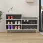 vidaXL Mueble zapatero madera contrachapada gris hormigón 102x36x60 cm vidaXL Mueble zapatero madera contrachapada gris hormigón 102x36x60 cm