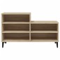 vidaXL Mueble zapatero madera contrachapada roble Sonoma 102x36x60 cm