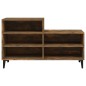 vidaXL Mueble zapatero madera contrachapada roble ahumado 102x36x60 cm vidaXL Mueble zapatero madera contrachapada roble ahumado 102x36x60 cm