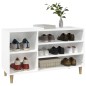 vidaXL Mueble zapatero madera contrachapada blanco 102x36x60 cm vidaXL Mueble zapatero madera contrachapada blanco 102x36x60 cm