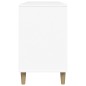 vidaXL Mueble zapatero madera contrachapada blanco 102x36x60 cm vidaXL Mueble zapatero madera contrachapada blanco 102x36x60 cm