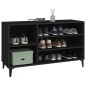 vidaXL Mueble zapatero madera contrachapada negro 102x36x60 cm vidaXL Mueble zapatero madera contrachapada negro 102x36x60 cm