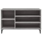 vidaXL Mueble zapatero madera contrachapada gris Sonoma 102x36x60 cm
