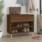 vidaXL Mueble zapatero madera contrachapada roble marrón 70x36x60 cm vidaXL Mueble zapatero madera contrachapada roble marrón 70x36x60 cm