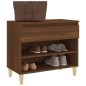 vidaXL Mueble zapatero madera contrachapada roble marrón 70x36x60 cm vidaXL Mueble zapatero madera contrachapada roble marrón 70x36x60 cm