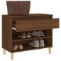 vidaXL Mueble zapatero madera contrachapada roble marrón 70x36x60 cm vidaXL Mueble zapatero madera contrachapada roble marrón 70x36x60 cm