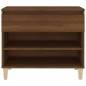 vidaXL Mueble zapatero madera contrachapada roble marrón 70x36x60 cm vidaXL Mueble zapatero madera contrachapada roble marrón 70x36x60 cm