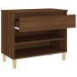 vidaXL Mueble zapatero madera contrachapada roble marrón 70x36x60 cm vidaXL Mueble zapatero madera contrachapada roble marrón 70x36x60 cm