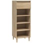 vidaXL Mueble zapatero madera contrachapada roble Sonoma 40x36x105 cm vidaXL Mueble zapatero madera contrachapada roble Sonoma 40x36x105 cm