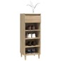 vidaXL Mueble zapatero madera contrachapada roble Sonoma 40x36x105 cm vidaXL Mueble zapatero madera contrachapada roble Sonoma 40x36x105 cm