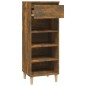 vidaXL Mueble zapatero madera contrachapada roble ahumado 40x36x105 cm vidaXL Mueble zapatero madera contrachapada roble ahumado 40x36x105 cm