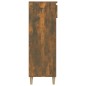 vidaXL Mueble zapatero madera contrachapada roble ahumado 40x36x105 cm vidaXL Mueble zapatero madera contrachapada roble ahumado 40x36x105 cm