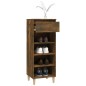 vidaXL Mueble zapatero madera contrachapada roble ahumado 40x36x105 cm vidaXL Mueble zapatero madera contrachapada roble ahumado 40x36x105 cm