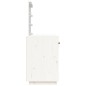vidaXL Mesa tocador con LED madera maciza pino blanco 95x50x133,5 cm vidaXL Mesa tocador con LED madera maciza pino blanco 95x50x133,5 cm