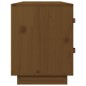 vidaXL Banco zapatero madera maciza de pino marrón miel 100x34x45 cm vidaXL Banco zapatero madera maciza de pino marrón miel 100x34x45 cm