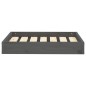 vidaXL Cama para perros madera maciza de pino gris 61,5x49x9 cm vidaXL Cama para perros madera maciza de pino gris 61,5x49x9 cm
