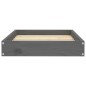 vidaXL Cama para perros madera maciza de pino gris 61,5x49x9 cm vidaXL Cama para perros madera maciza de pino gris 61,5x49x9 cm