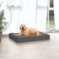 vidaXL Cama para perros madera maciza de pino gris 71,5x54x9 cm vidaXL Cama para perros madera maciza de pino gris 71,5x54x9 cm