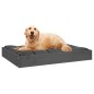 vidaXL Cama para perros madera maciza de pino gris 71,5x54x9 cm vidaXL Cama para perros madera maciza de pino gris 71,5x54x9 cm