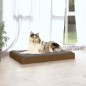 vidaXL Cama para perros madera maciza pino marrón miel 91,5x64x9 cm vidaXL Cama para perros madera maciza pino marrón miel 91,5x64x9 cm