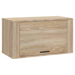 vidaXL Mueble zapatero pared contrachapada roble Sonoma 70x35x38 cm