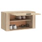 vidaXL Mueble zapatero pared contrachapada roble Sonoma 70x35x38 cm vidaXL Mueble zapatero pared contrachapada roble Sonoma 70x35x38 cm