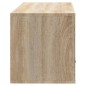 vidaXL Mueble zapatero pared contrachapada roble Sonoma 70x35x38 cm vidaXL Mueble zapatero pared contrachapada roble Sonoma 70x35x38 cm