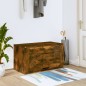 vidaXL Mueble zapatero pared madera pino roble ahumado 70x35x38 cm vidaXL Mueble zapatero pared madera pino roble ahumado 70x35x38 cm