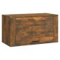 vidaXL Mueble zapatero pared madera pino roble ahumado 70x35x38 cm vidaXL Mueble zapatero pared madera pino roble ahumado 70x35x38 cm