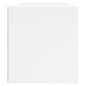 vidaXL Mueble zapatero pared madera contrachapada blanco 100x35x38 cm vidaXL Mueble zapatero pared madera contrachapada blanco 100x35x38 cm