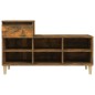 vidaXL Mueble zapatero madera contrachapada roble ahumado 102x36x60 cm vidaXL Mueble zapatero madera contrachapada roble ahumado 102x36x60 cm