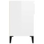 vidaXL Mueble zapatero madera contrachapada blanco brillo 102x36x60 cm vidaXL Mueble zapatero madera contrachapada blanco brillo 102x36x60 cm