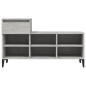 vidaXL Mueble zapatero madera contrachapada gris hormigón 102x36x60 cm vidaXL Mueble zapatero madera contrachapada gris hormigón 102x36x60 cm