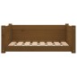 vidaXL Cama para perros madera maciza pino marrón miel 75,5x55,5x28 cm vidaXL Cama para perros madera maciza pino marrón miel 75,5x55,5x28 cm
