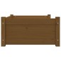 vidaXL Cama para perros madera maciza pino marrón miel 75,5x55,5x28 cm vidaXL Cama para perros madera maciza pino marrón miel 75,5x55,5x28 cm