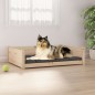 vidaXL Cama para perros madera maciza de pino 95,5x65,5x28 cm vidaXL Cama para perros madera maciza de pino 95,5x65,5x28 cm