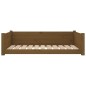 vidaXL Cama para perros madera maciza pino marrón miel 95,5x65,5x28 cm vidaXL Cama para perros madera maciza pino marrón miel 95,5x65,5x28 cm