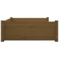 vidaXL Cama para perros madera maciza pino marrón miel 95,5x65,5x28 cm vidaXL Cama para perros madera maciza pino marrón miel 95,5x65,5x28 cm